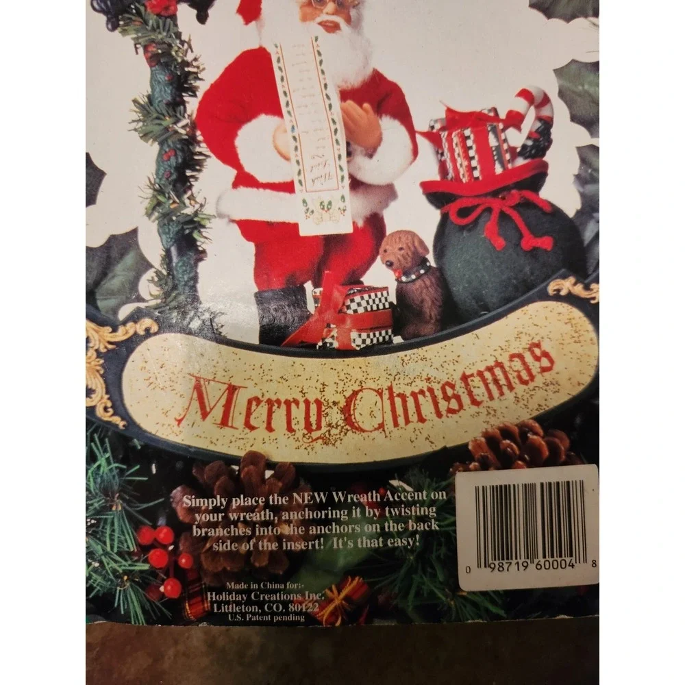 WREATH BUILDING KIT Horse And Presents CHRISTMAS HOLIDAY WREATH ACCENT‎ PIECES